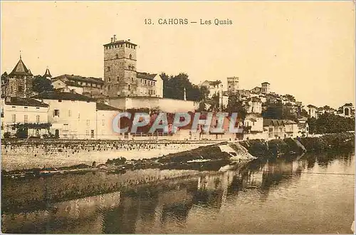 Ansichtskarte AK Cahors les Quais