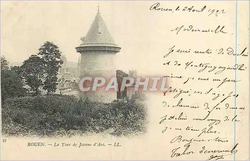Cartes postales Rouen la Tour de Jeanne d'Arc (carte 1900)