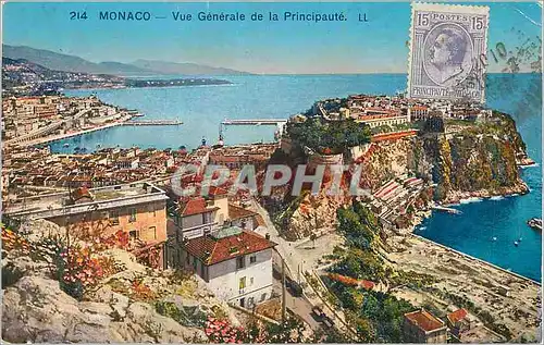 Cartes postales Monaco Vue Generale de la Principaute