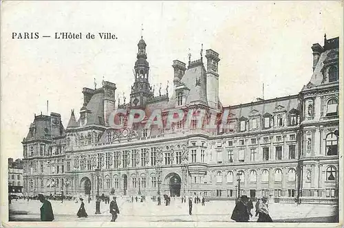 Cartes postales Paris l'Hotel de Ville