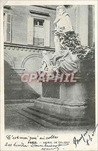 Cartes postales Paris Amiral de Coligny