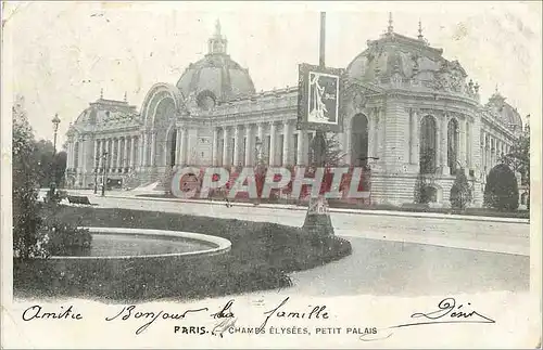Cartes postales Paris Champs Elysees Petit Palais