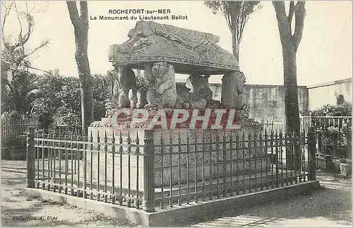 Cartes postales Rochefort sur Mer Le Monument du Lieutenant Bellot