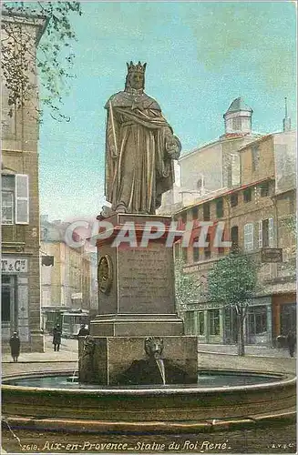 Cartes postales Aix en Provence Statue du Roi Rene