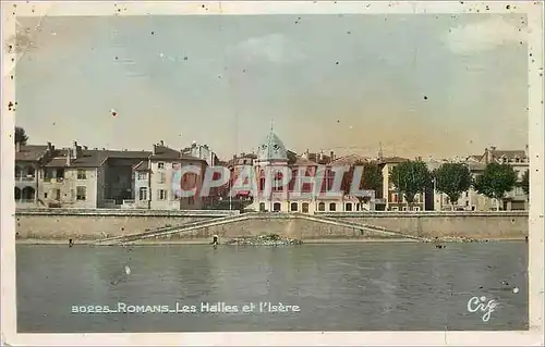 Cartes postales moderne Romans Les Halles et l'Isere