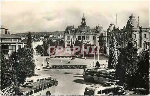 Moderne Karte Vichy Reines des Villes d'Eaux L'esplanade de l'hotel de ville