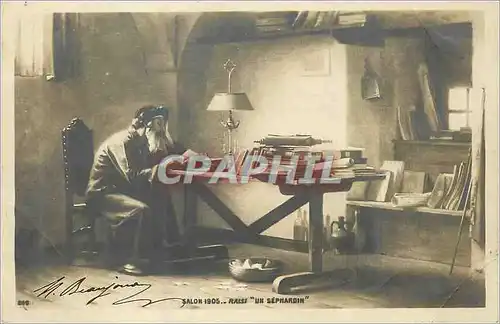 Cartes postales Salon 1905 Ralsi un Sephardin