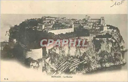 Cartes postales Monaco Le Rocher