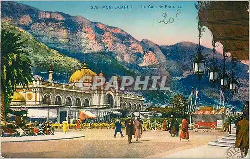 Cartes postales Monte Carlo Le Cafe de Paris