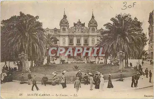 Cartes postales Monte Carlo Le Casino