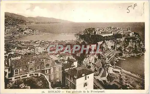 Cartes postales Monaco Vue Generale de la Principaute