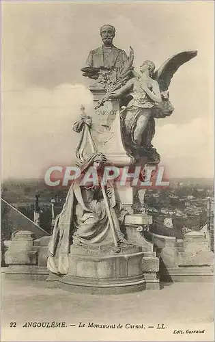 Ansichtskarte AK Angouleme Le Monument Carnot