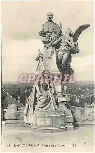 Ansichtskarte AK Angouleme Le Monument de Carnot