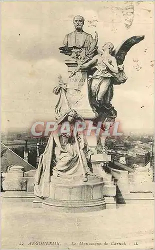 Cartes postales Angouleme Le Monument de Carnot