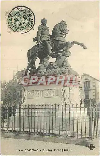 Cartes postales Cognac Statue de Francois 1er