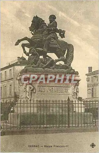 Cartes postales Cognac Statue de Francois 1er