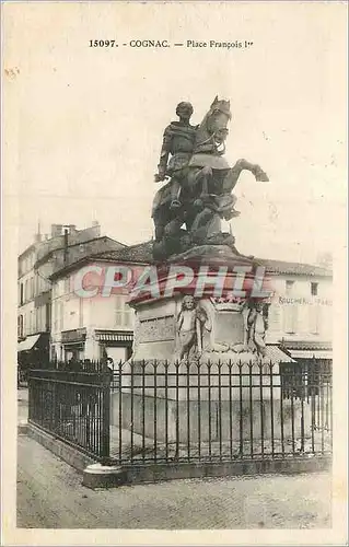 Cartes postales Cognac Statue de Francois 1er