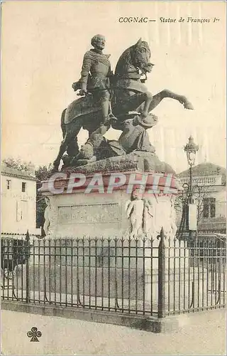 Cartes postales Cognac Statue de Francois 1er