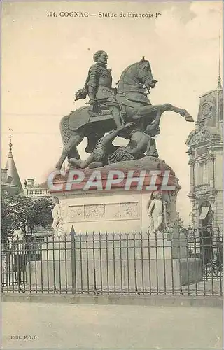 Cartes postales Cognac Statue de Francois 1er