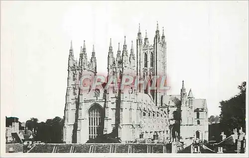 Moderne Karte Canturbery Cathedral from the South West Taken in 1932