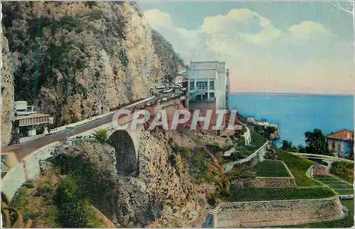 Cartes postales moderne Menton Pont St Louis Le Poste Frontiere Franco Italien