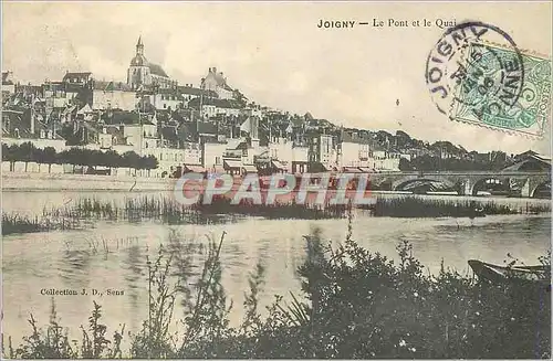 Ansichtskarte AK Joigny Le Pont et le Quai