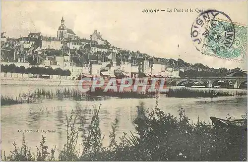 Cartes postales Joigny Le Pont et le Quai