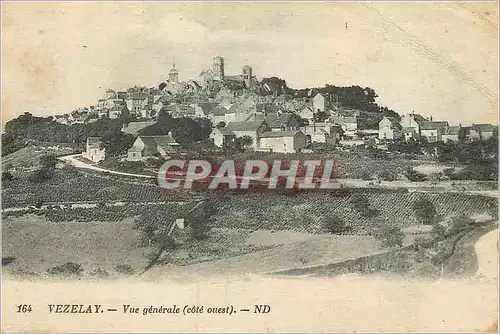 Cartes postales Vezelay Vue Generale (Cote Ouest)