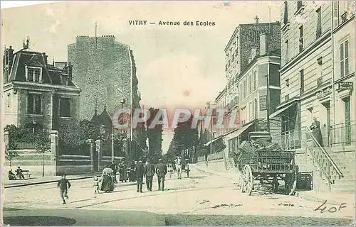 Cartes postales Vitry Avenue des Ecoles