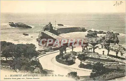 Cartes postales Biarritz Artistique Le Rocher de la Vierge