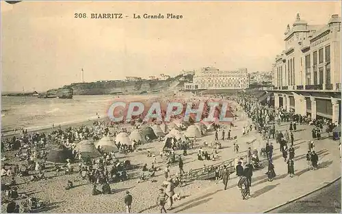Cartes postales Biarritz La Grande Plage