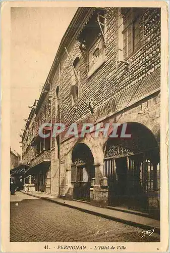 Cartes postales Perpignan L'Hotel de Ville