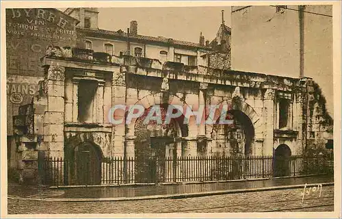 Ansichtskarte AK Nimes (Gard) La Porte d'Auguste