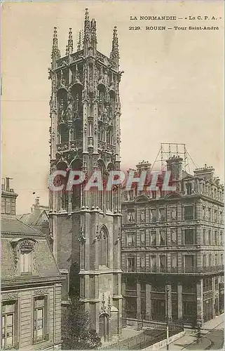 Ansichtskarte AK Rouen La Normandie Tour Saint Andre