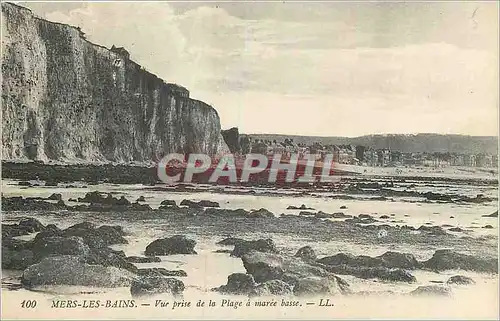 Ansichtskarte AK Mers les Bains Vue prise de la Plage a Maree Basse