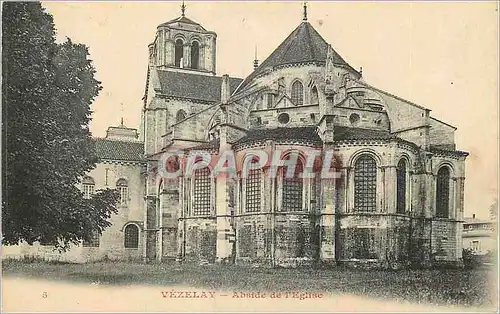 Cartes postales Vezelay Abside de l'Eglise