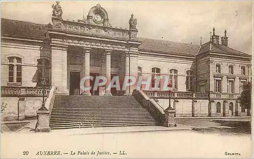 Cartes postales Auxerre Le Palais de Justice