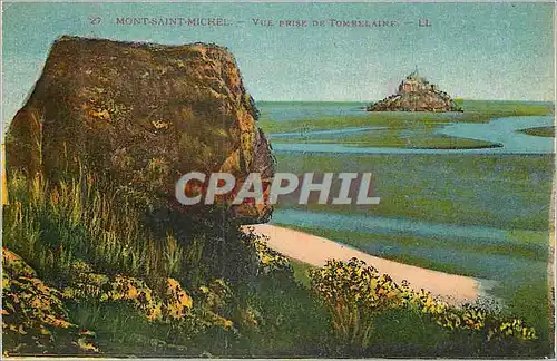 Cartes postales Mont Saint Michel Vue prise de Tombelaine