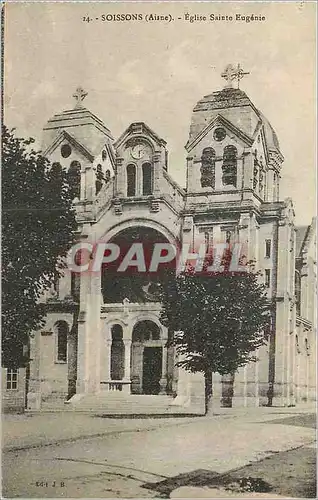 Cartes postales Soissons (Aisne) Eglise Sainte Eugenie
