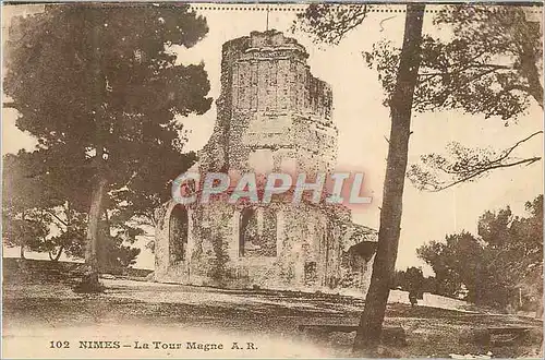 Cartes postales Nimes La Tour Magne