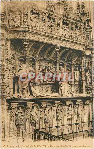 Ansichtskarte AK La Cathedrale de Rouen Tombeau des Cardinaux d'Amboise