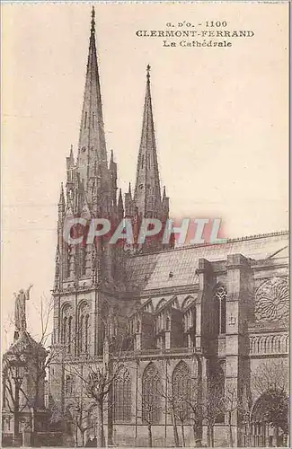 Cartes postales Clermont Ferrand La Cathedrale