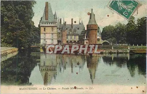 Cartes postales Maintenon Le Chateau Facade Meridionale