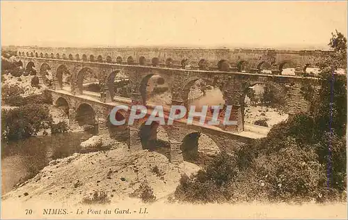 Cartes postales Nimes Le Pont de Gard