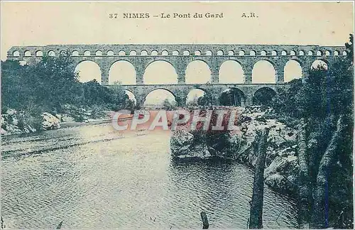 Cartes postales Nimes Le Pont de Gard