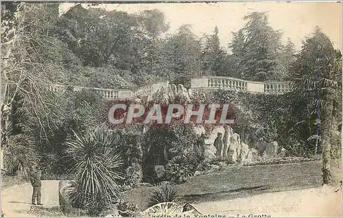 Cartes postales Nice Jardin de la Fontaine La Grotte