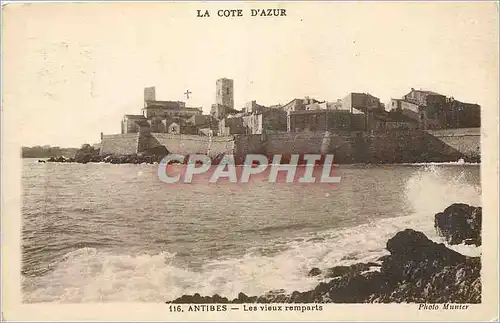 Cartes postales Antibes La Cotes d'Azur Les Vieux Remparts