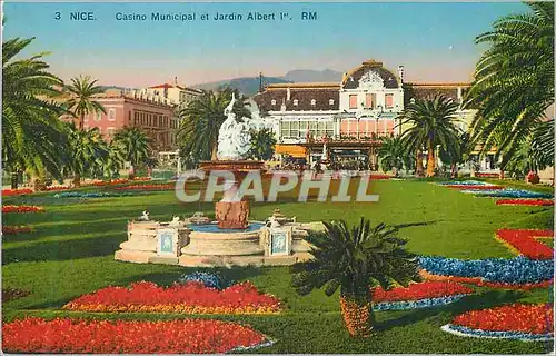 Cartes postales Nice Casino Municipal et Jardin Albert 1er