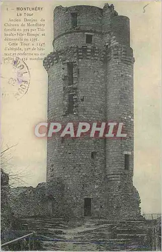 Cartes postales MontLhery La Tour Ancien Donjon du Chateau de MontLhery