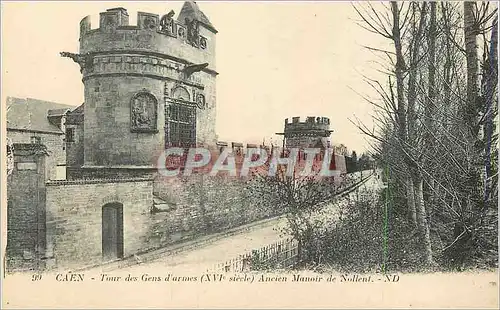 Cartes postales Caen Tour des Gens d'Armes (XVIe Siecle) Ancien Manoir de Nollent